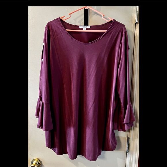 Green Envelope Los Angeles Blouse - Picture 1 of 5